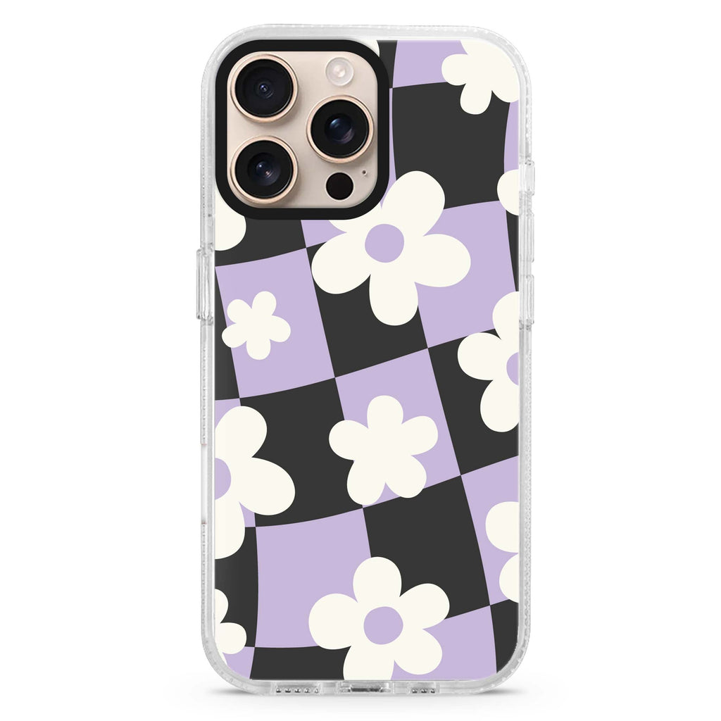 Flowers Pattern iPhone 16 Pro & 16 Pro Max Case - Personalized and Stylish Protection
