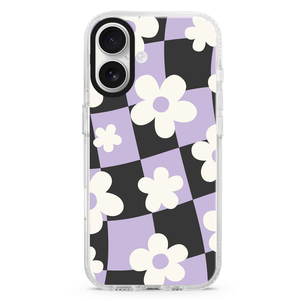 Flowers Pattern MagSafe Compatible iPhone 16 Ultra Clear Case - Personalized and Stylish Protection