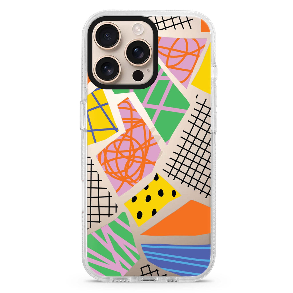 Flowers Pattern iPhone 16 Pro & 16 Pro Max Case - Personalized and Stylish Protection