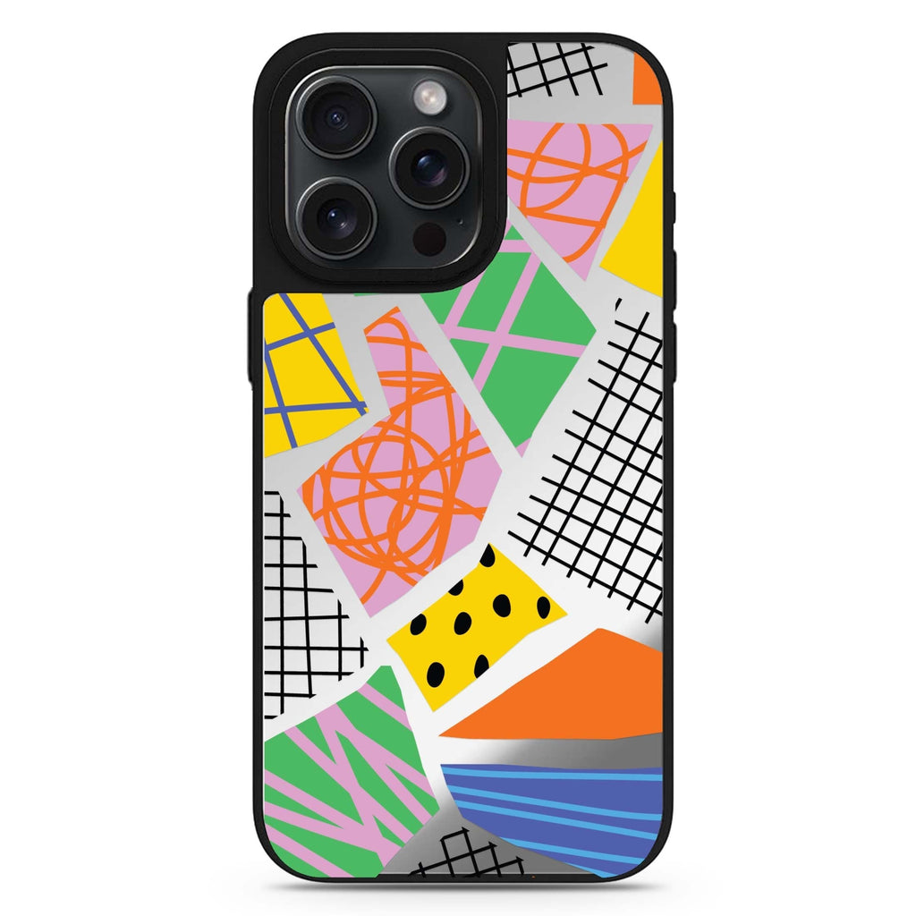 Flowers Pattern #1 MagSafe compatible mirror case for iPhone 16/15/14 Pro Max and Pro, main view