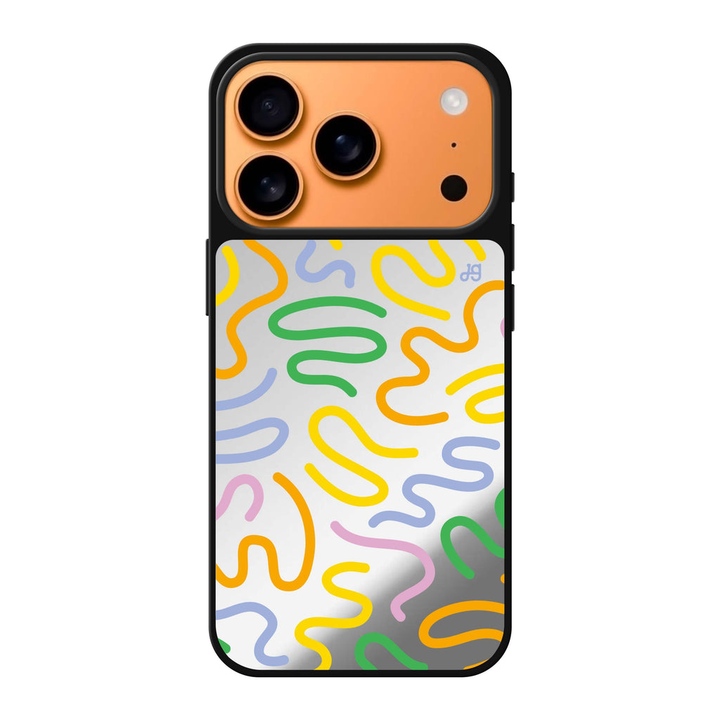 Abstract Doodles #1 abstract iPhone 17 Pro Max mirror case