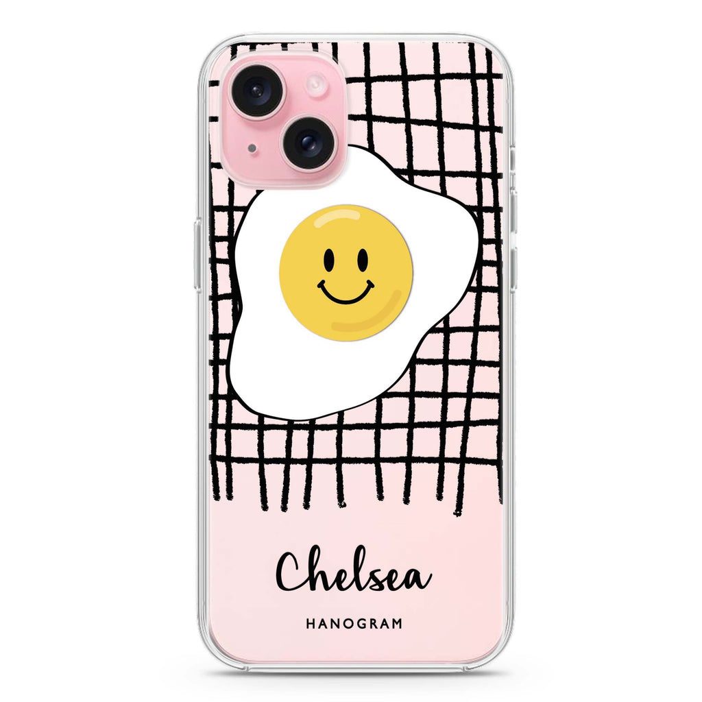 Funny Egg iPhone 15 plus Ultra Clear Case