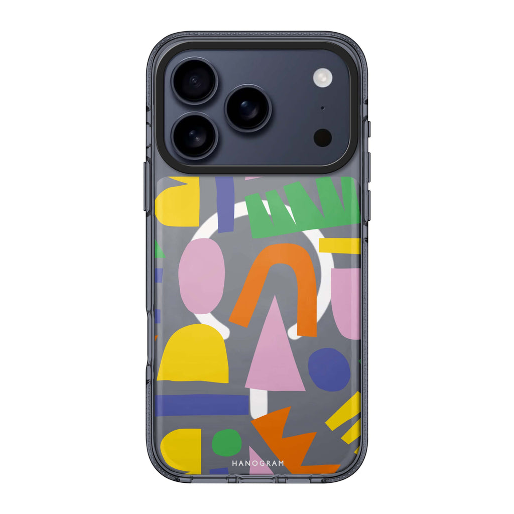 Abstract Doodles Style 6 abstract doodle iPhone 17 Pro Max ultra clear case