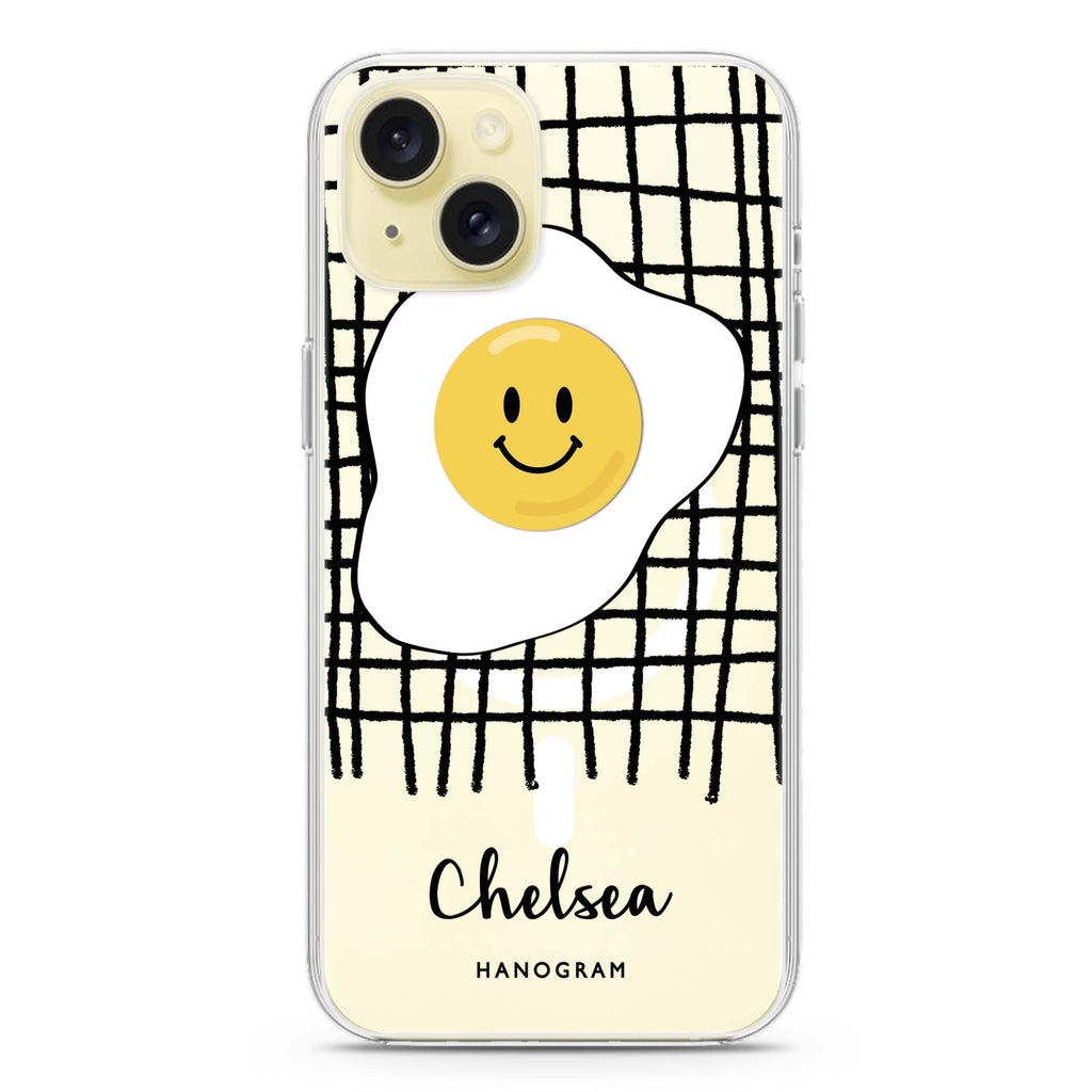 Funny Egg iPhone 15 Plus MagSafe Compatible Ultra Clear Case