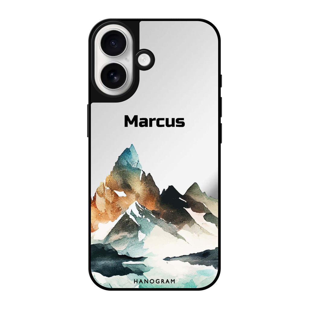 Reflective iPhone 16 Mirror Case –Hills Design