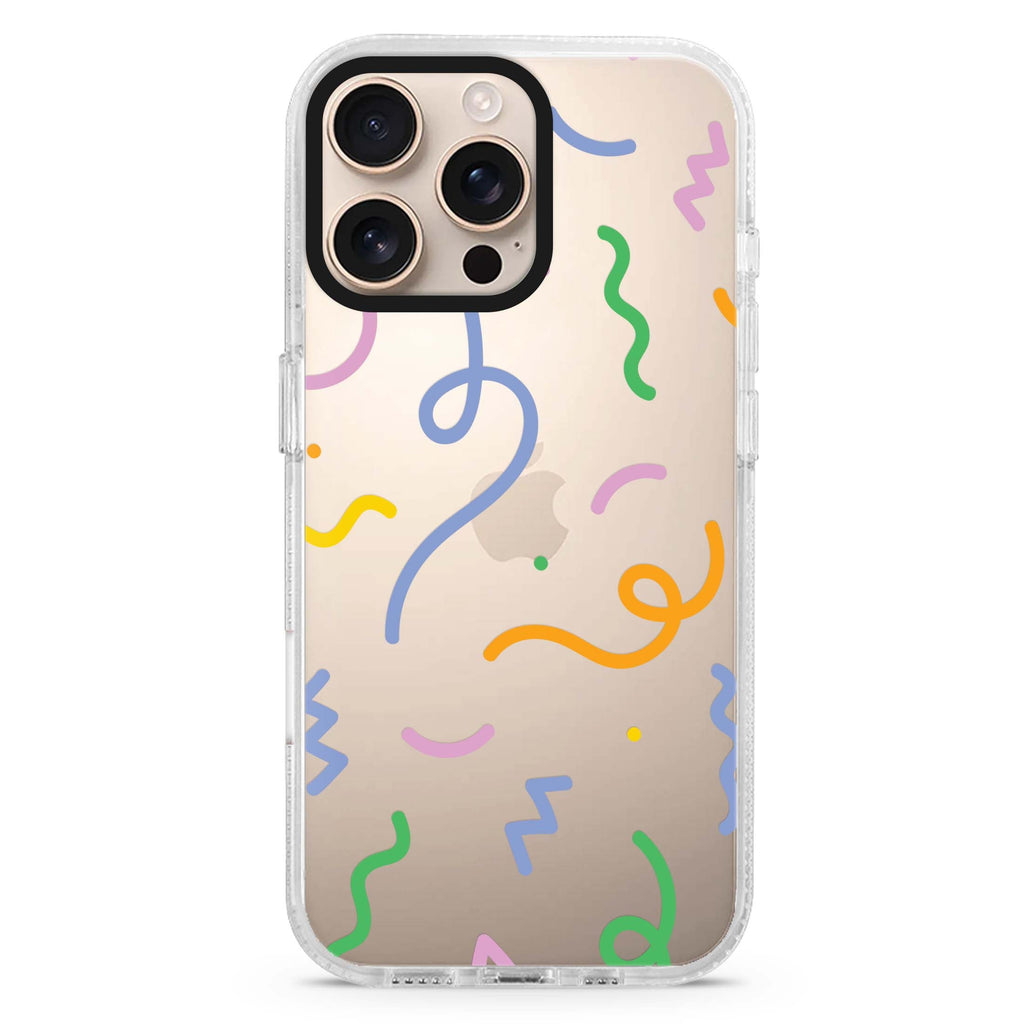 Abstract Doodles iPhone 16 Pro & 16 Pro Max Case - Personalized and Stylish Protection