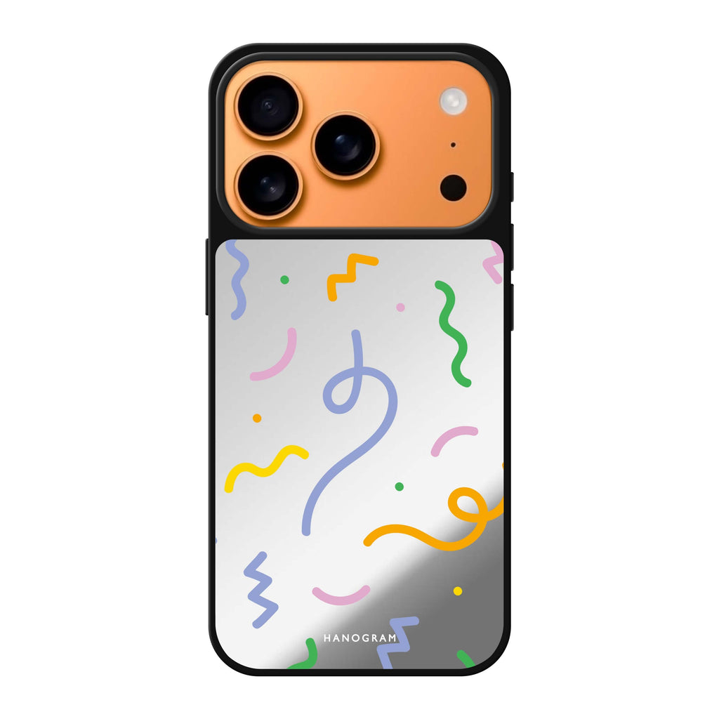 Abstract Doodles #3 abstract iPhone 17 Pro Max mirror case