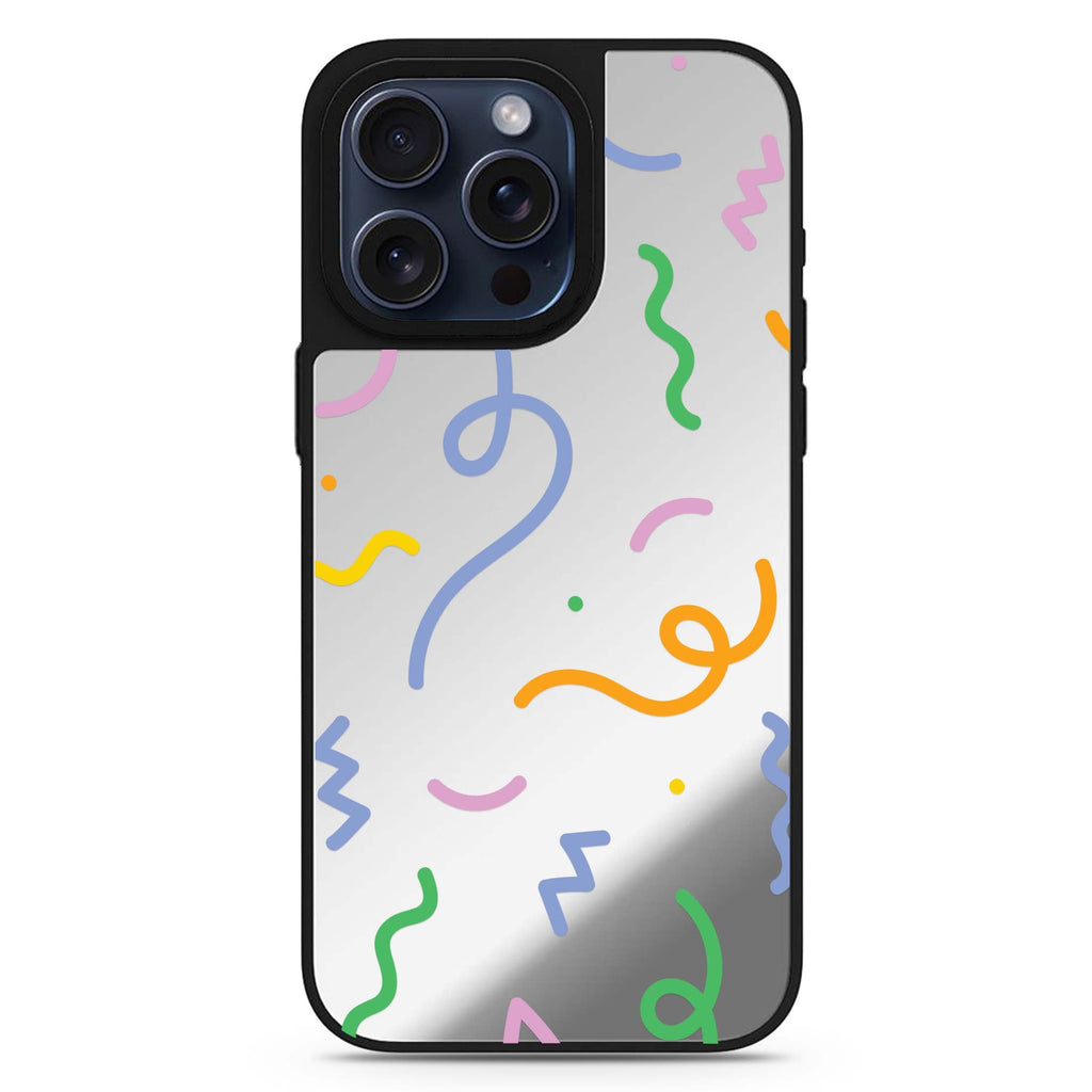 Abstract Doodles #3 MagSafe compatible mirror case for iPhone 16/15/14 Pro Max and Pro, main view