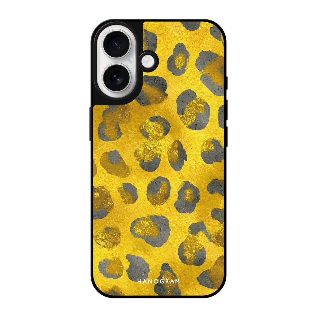 Golden Luxe Leopard MagSafe Compatible Mirror Case