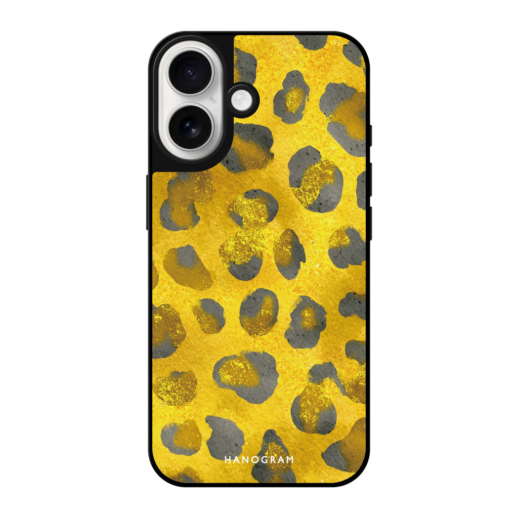 Golden Luxe Leopard Mirror Case
