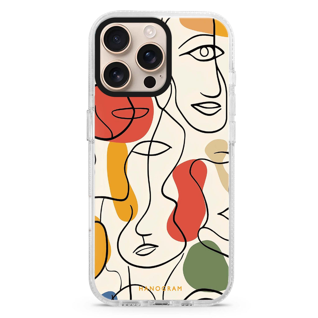 Faces of Joy MagSafe Compatible Ultra Clear Case