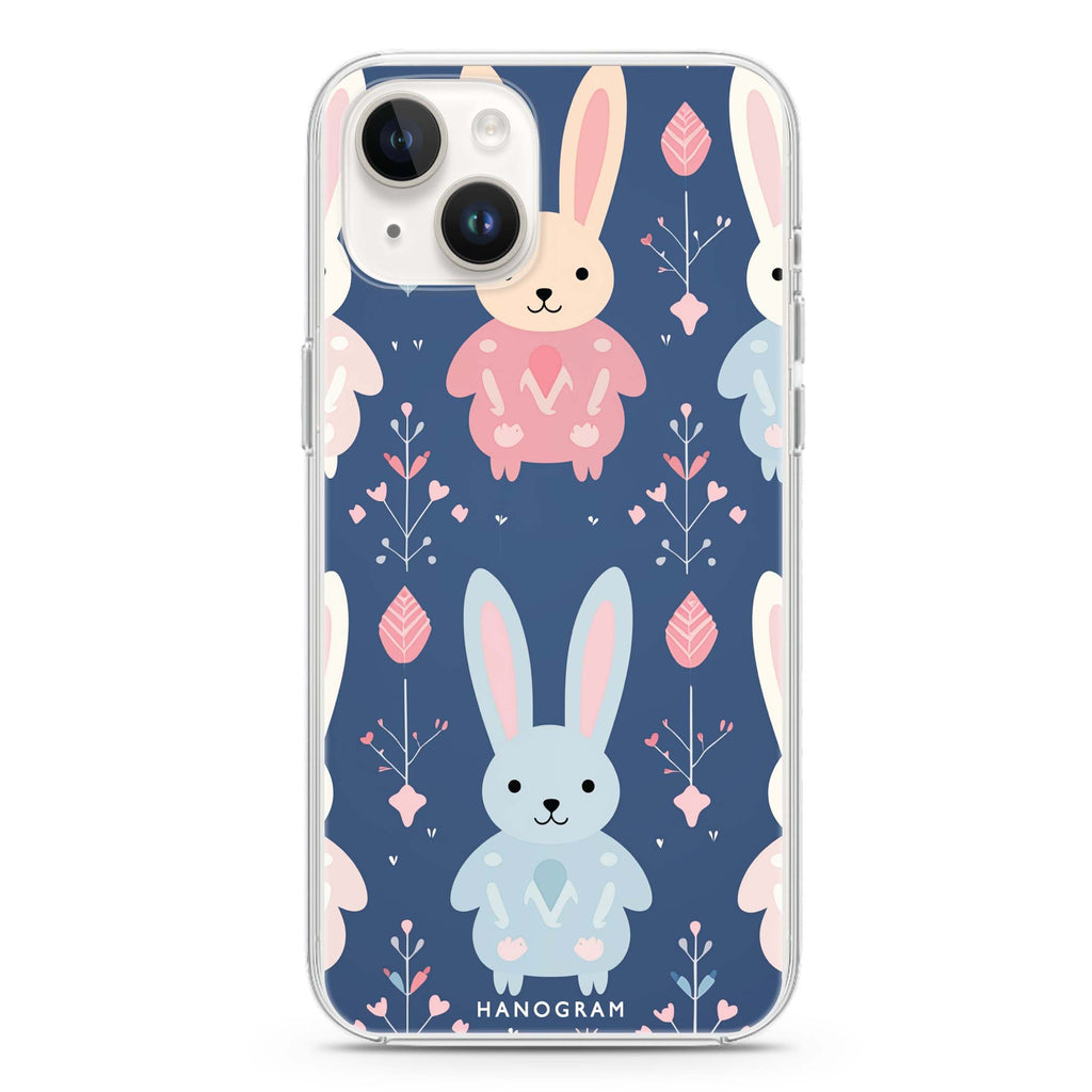 Bunny Bliss iPhone 13 Ultra Clear Case