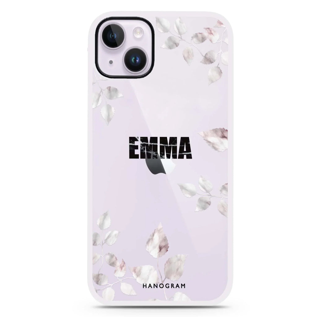 Life Simple Floral iPhone 15 Plus Impact Guard Bumper Case