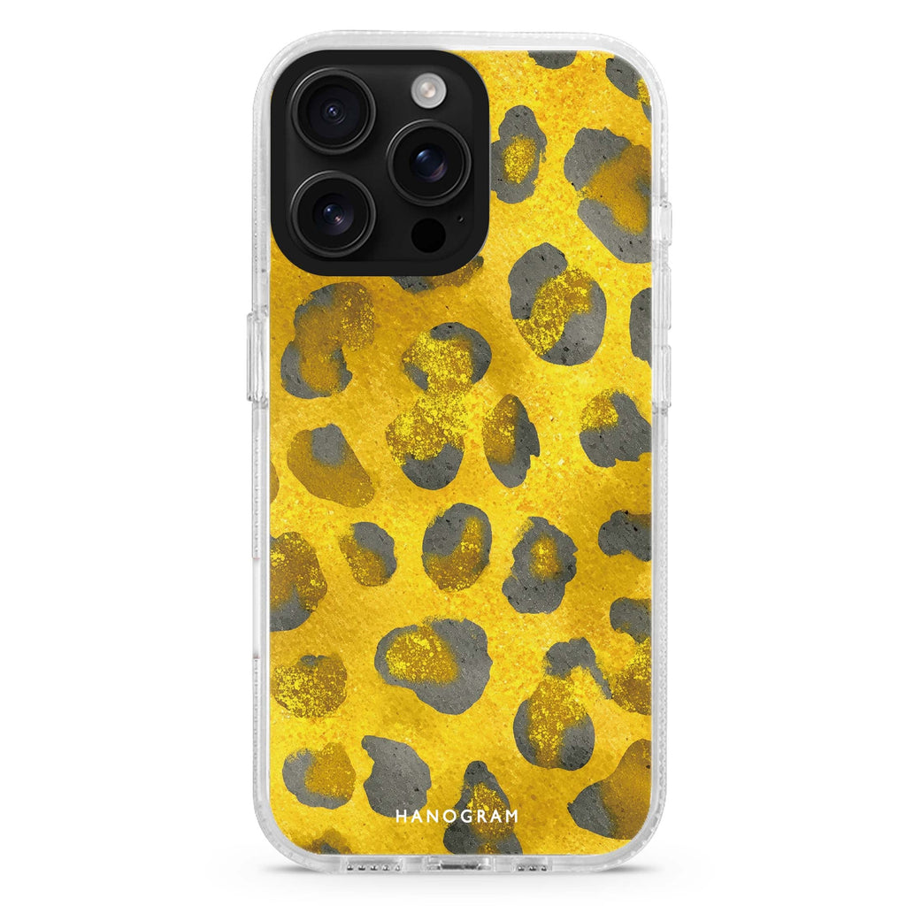 Golden Luxe Leopard MagSafe Compatible Ultra Clear Case