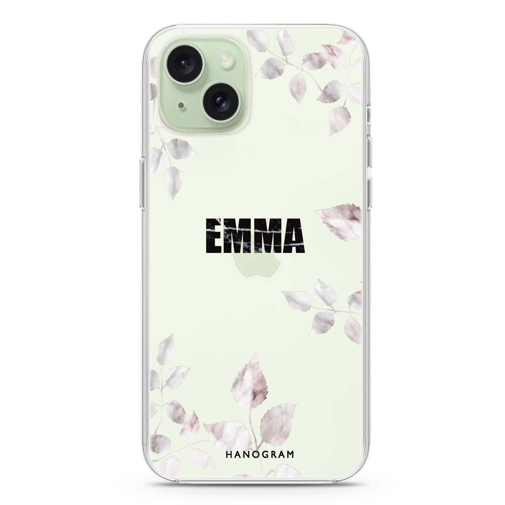 Life Simple Floral iPhone 15 plus Ultra Clear Case