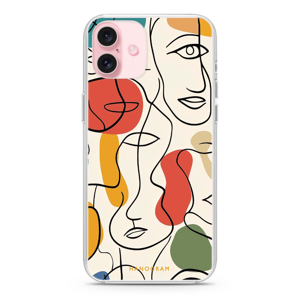 Faces of Joy MagSafe Compatible Ultra Clear Case