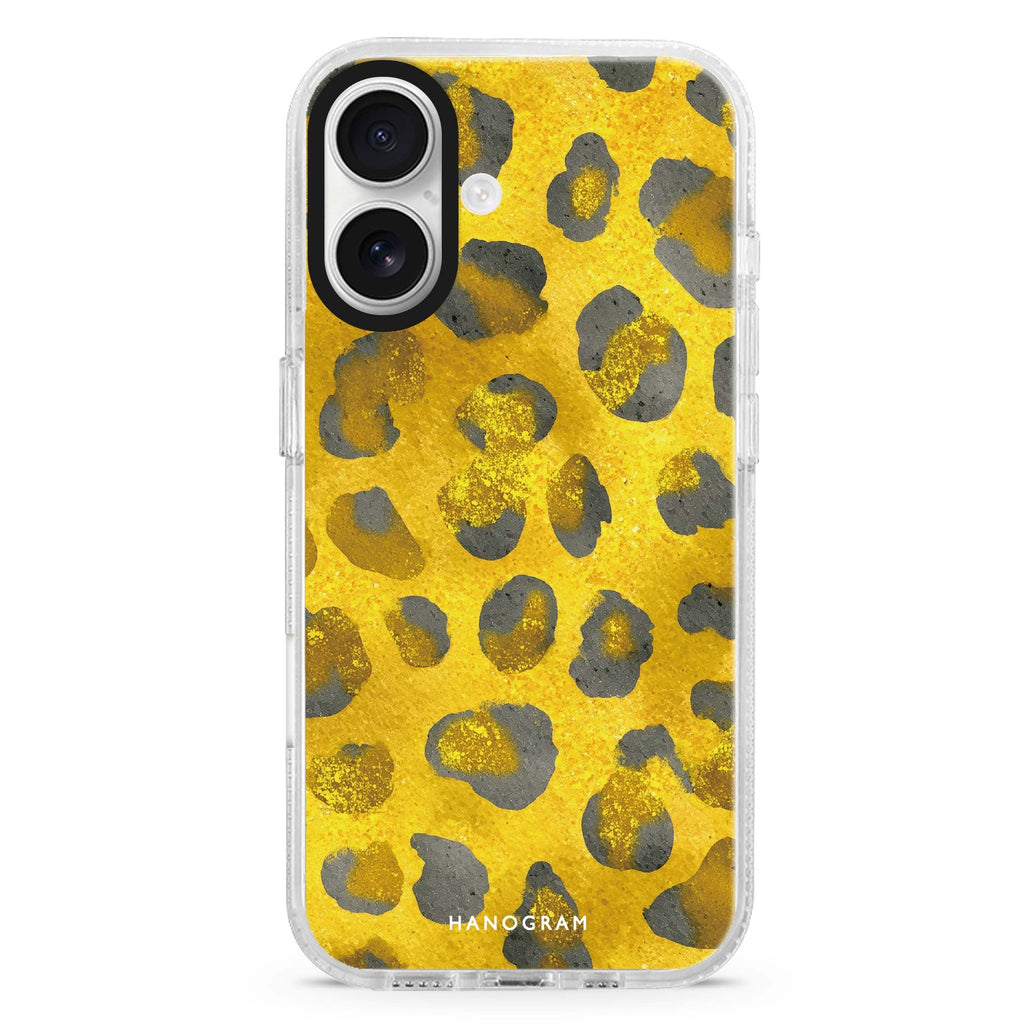 Golden Luxe Leopard MagSafe Compatible Ultra Clear Case