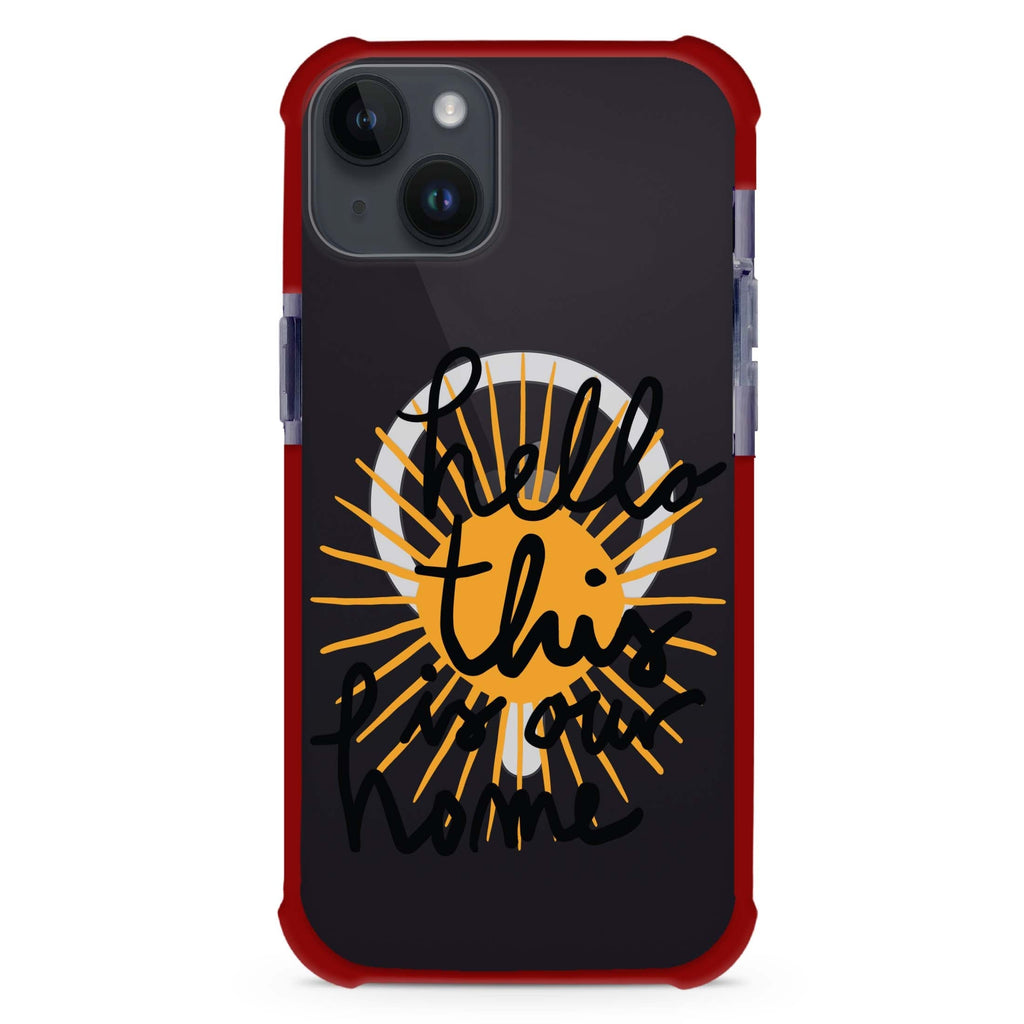 Hello! iPhone 15 Plus MagSafe Compatible Ultra Shockproof Case