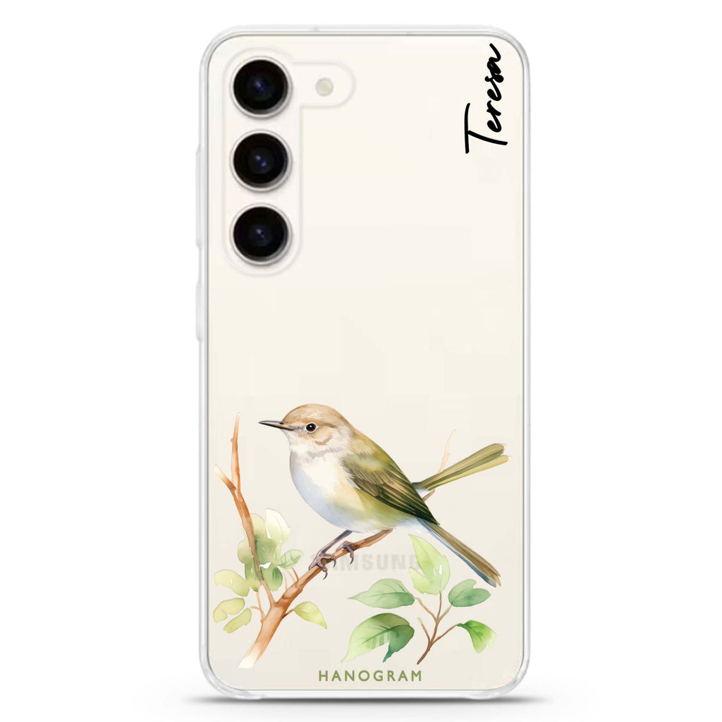 Warbler Whisper Ultra Clear Case for Galaxy S23
