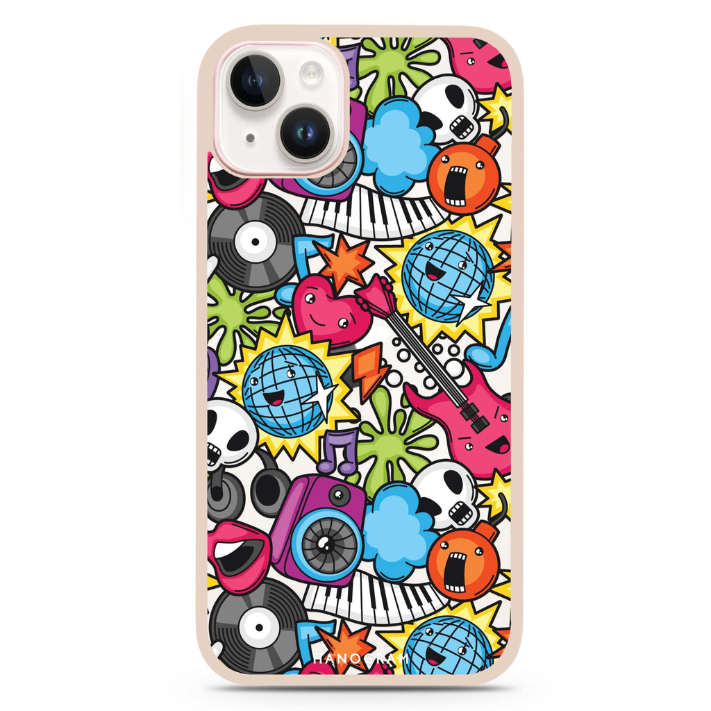 Music Time iPhone 15 Impact Guard Bumper Case