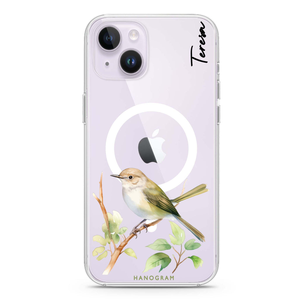 Warbler Whisper iPhone 14 Plus MagSafe Compatible Ultra Clear Case