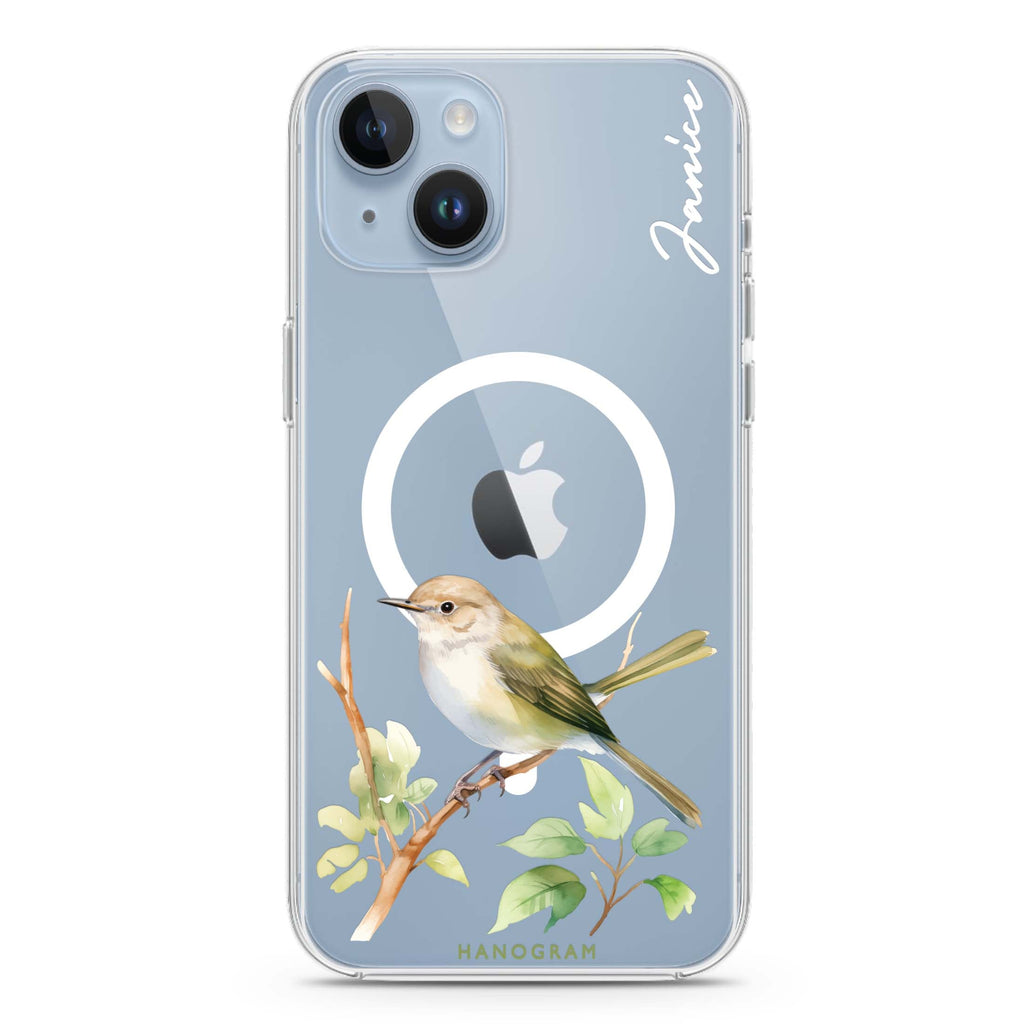 Warbler Whisper iPhone 14 MagSafe Compatible Ultra Clear Case