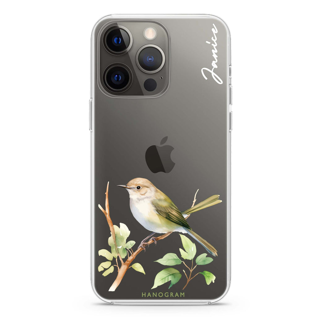 Warbler Whisper iPhone 14 Pro Ultra Clear Case