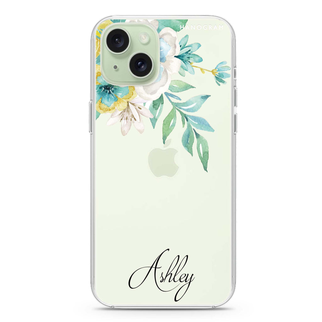Watercolor Flowers iPhone Ultra Clear Case
