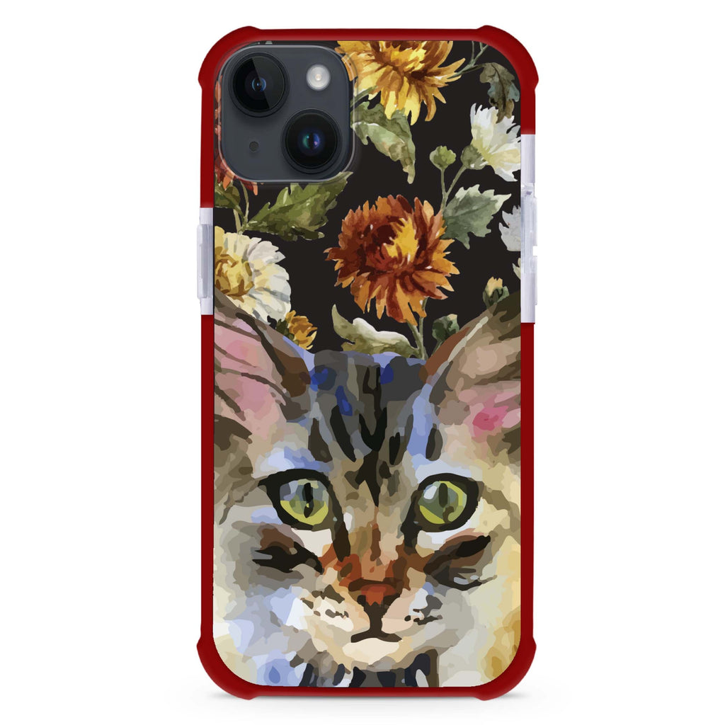 Watercolour Cat iPhone 15 Plus Ultra Shockproof Case