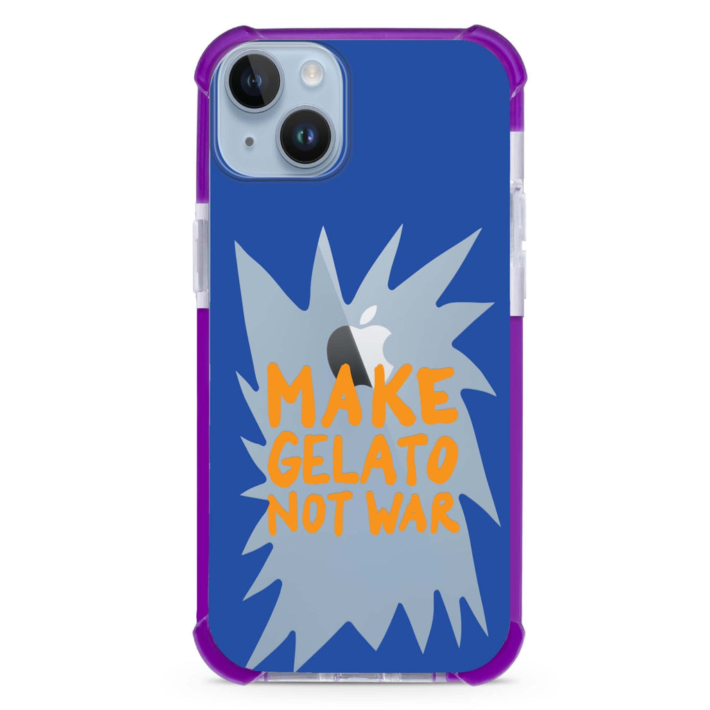 Make Gelato Not War iPhone 15 Plus Ultra Shockproof Case