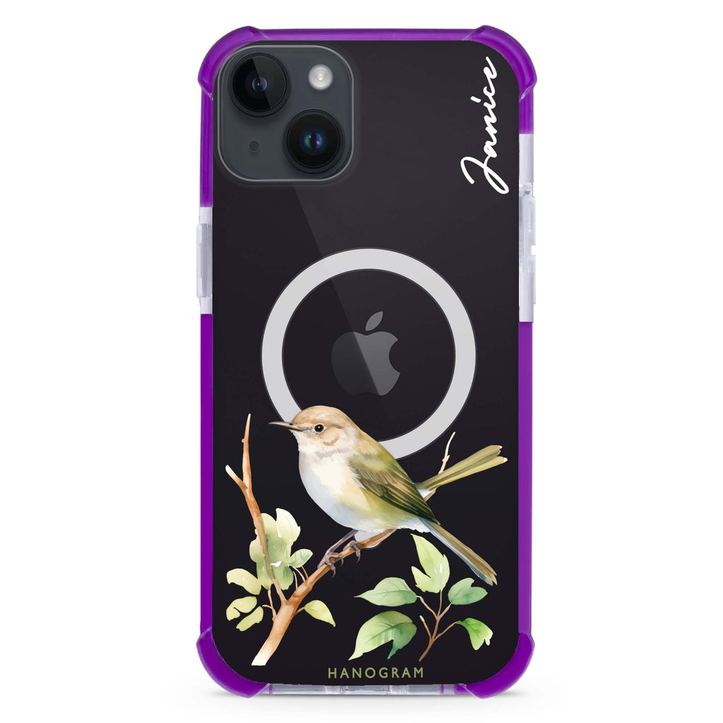 Warbler Whisper iPhone 15 Plus MagSafe Compatible Ultra Shockproof Case