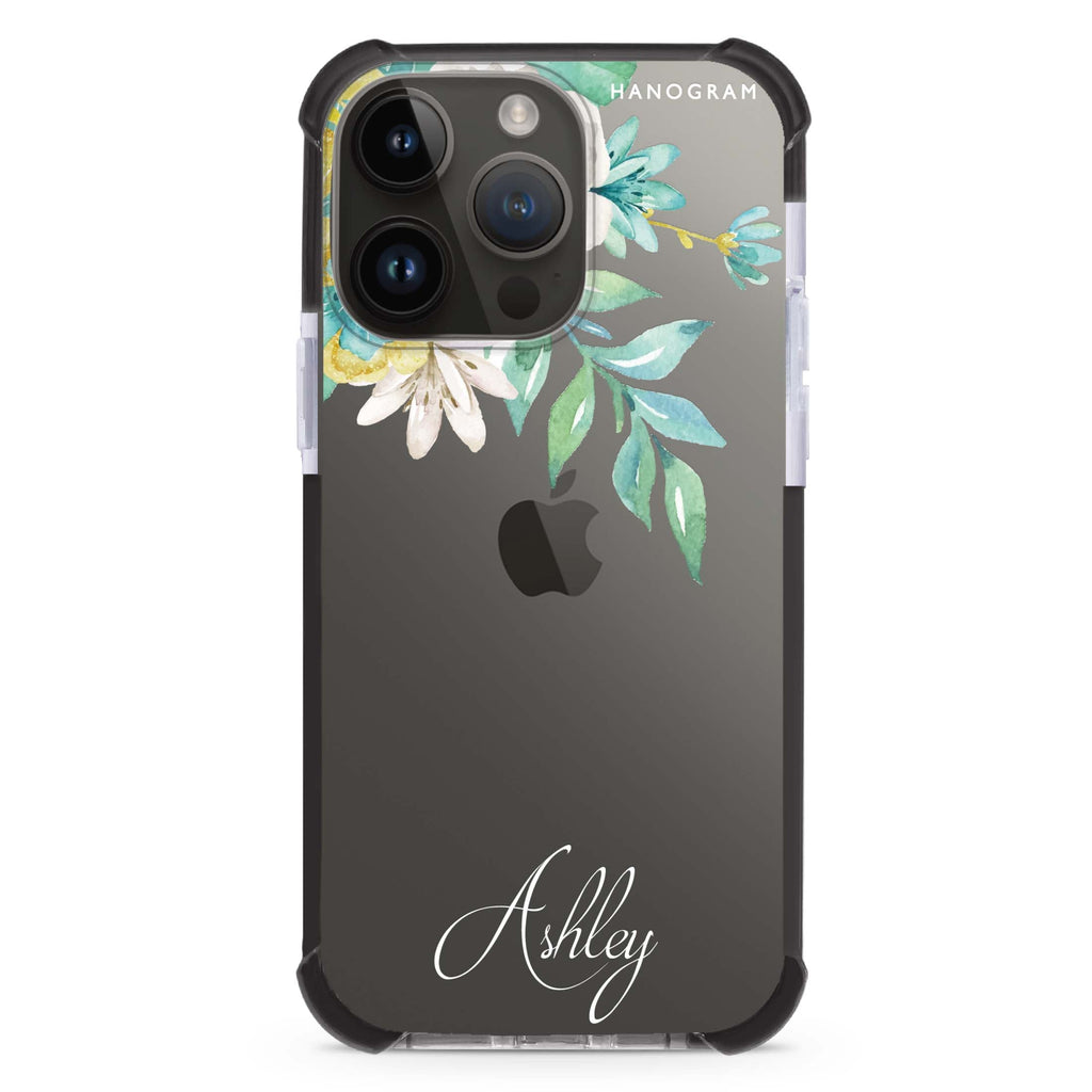 Watercolor Flowers iPhone 15 Pro Max Ultra Shockproof Case
