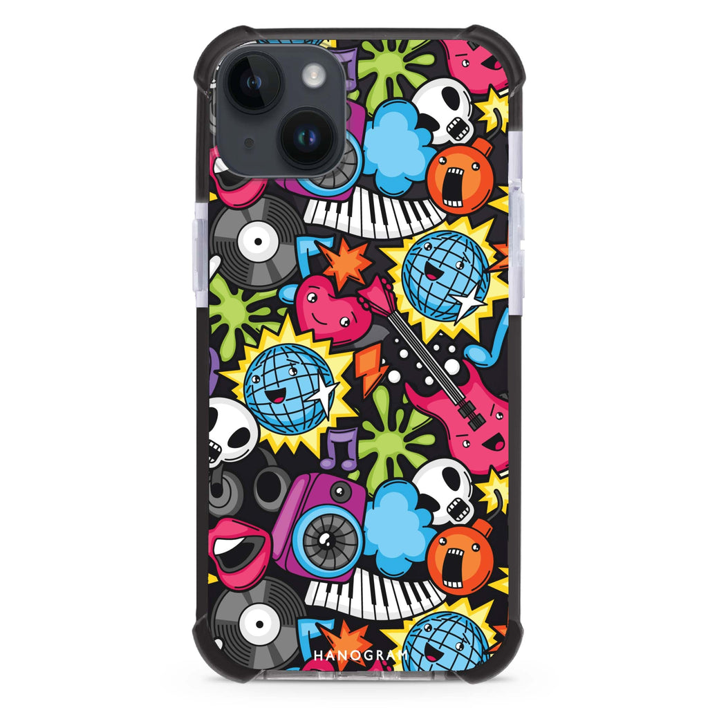 Music Time iPhone 15 Plus Ultra Shockproof Case
