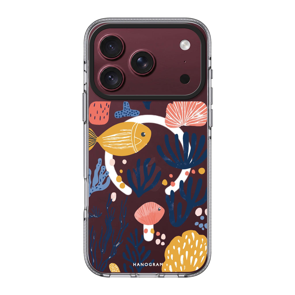 Coral Cutouts Ultra Clear Case