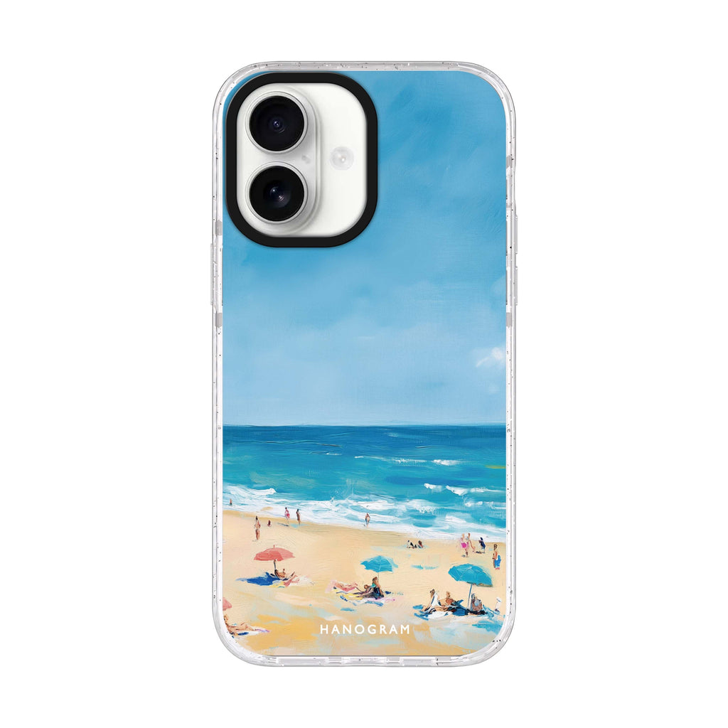 Sundown Shore iPhone 17 ultra clear MagSafe case, front product view