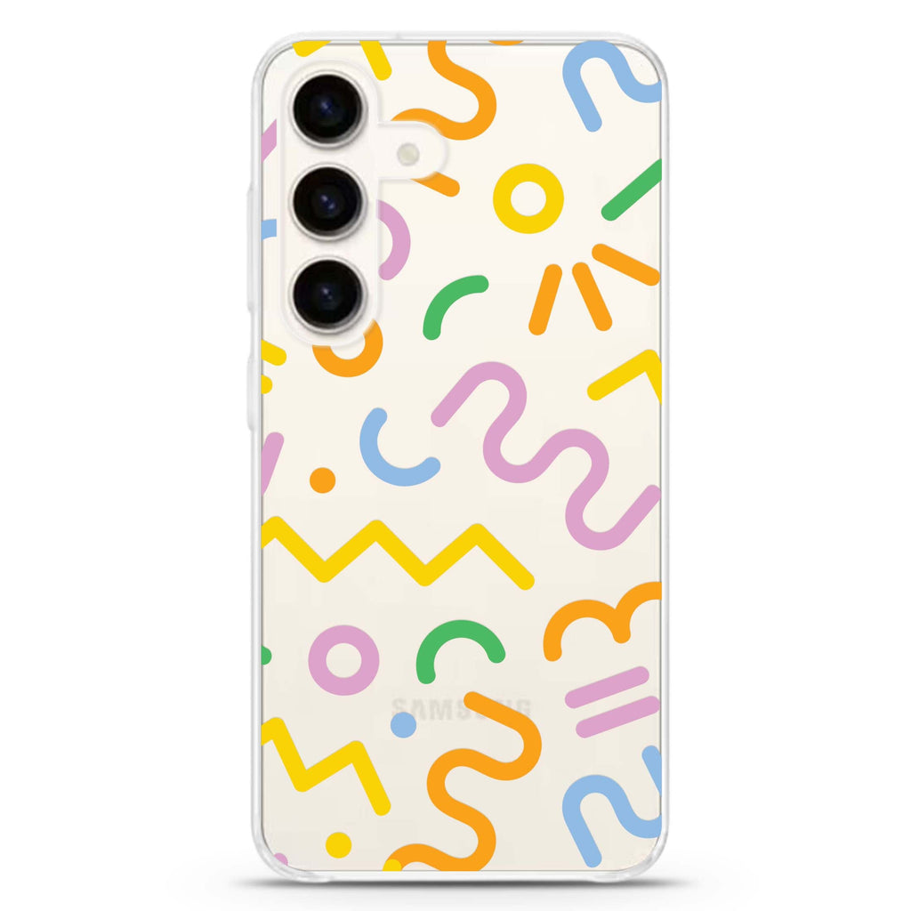 Abstract Doodles Samsung Galaxy Ultra Clear Case