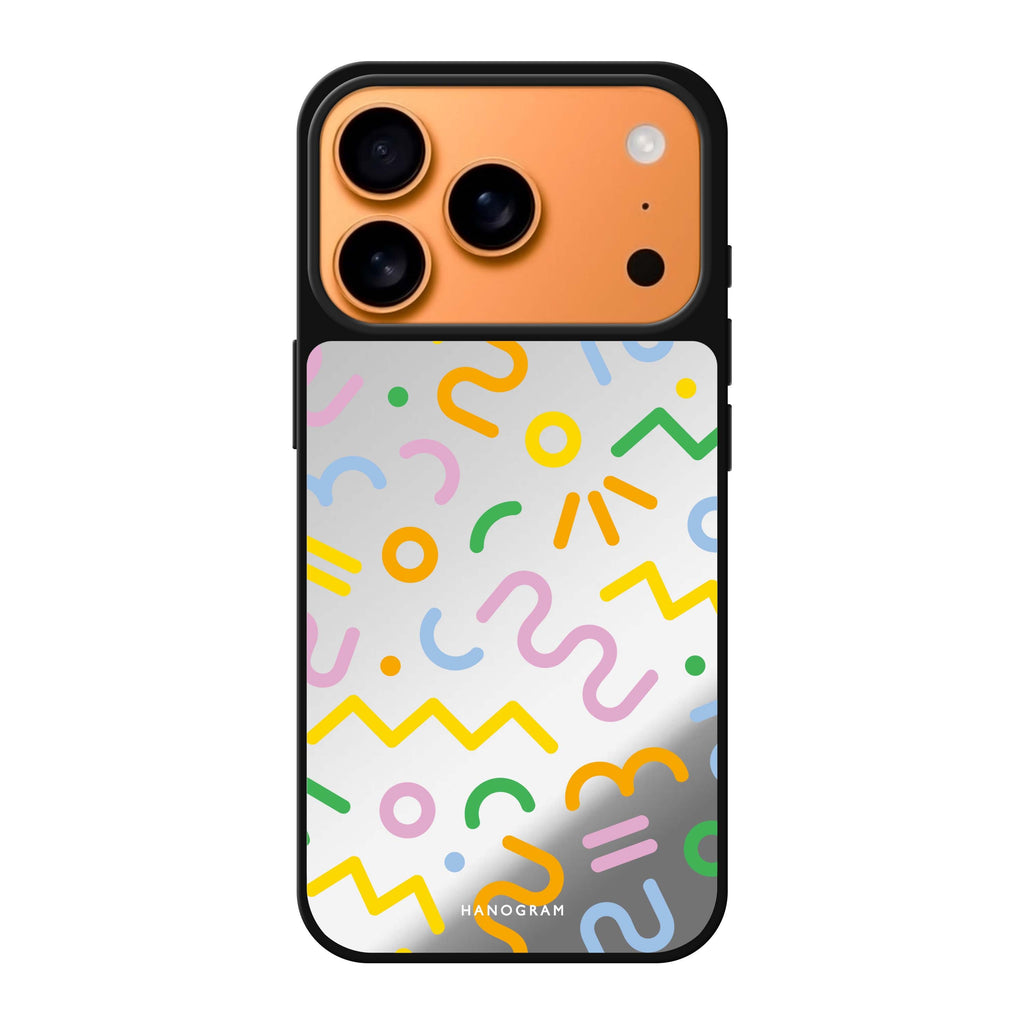 Abstract Doodles #5 abstract iPhone 17 Pro Max mirror case