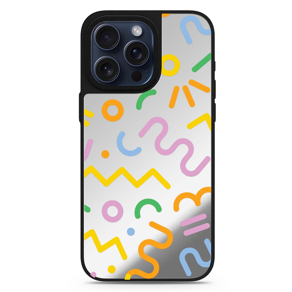 Abstract Doodles #1 MagSafe compatible mirror case for iPhone 16/15/14 Pro Max and Pro, main view
