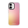 Sunpetal Glow iPhone 17 ultra clear MagSafe case, front product view