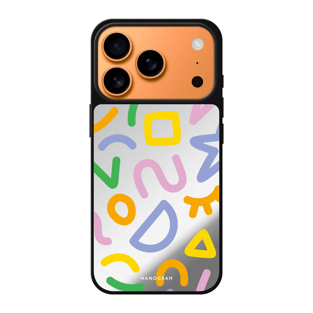 Abstract Doodles #6 abstract iPhone 17 Pro Max mirror case