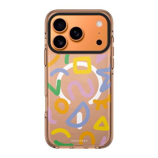 Abstract Doodles Style 2 abstract doodle iPhone 17 Pro Max ultra clear case