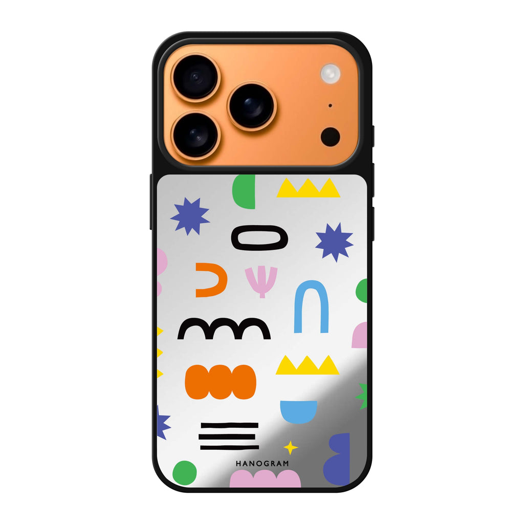 Abstract Doodles Pattern #1 abstract pattern iPhone 17 Pro Max mirror case