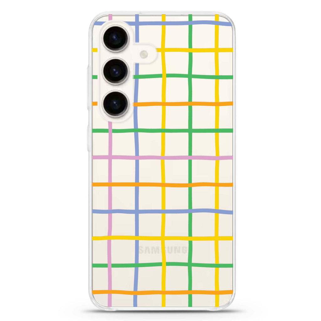 Abstract Doodles Pattern Samsung Galaxy Ultra Clear Case