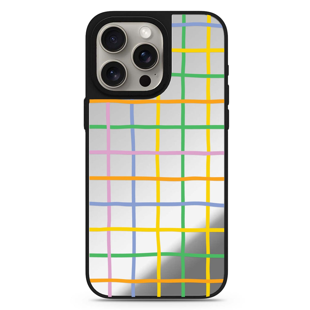 Abstract Doodles Pattern #2 MagSafe compatible mirror case for iPhone 16/15/14 Pro Max and Pro, main view