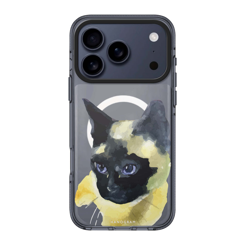 Watercolour Cat Style 4 cat animal watercolor iPhone 17 Pro Max ultra clear case