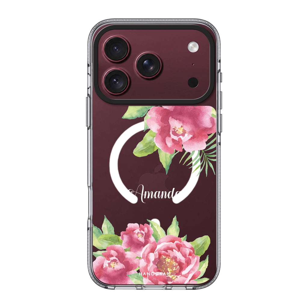 Watercolor Paeonia Ultra Clear Case