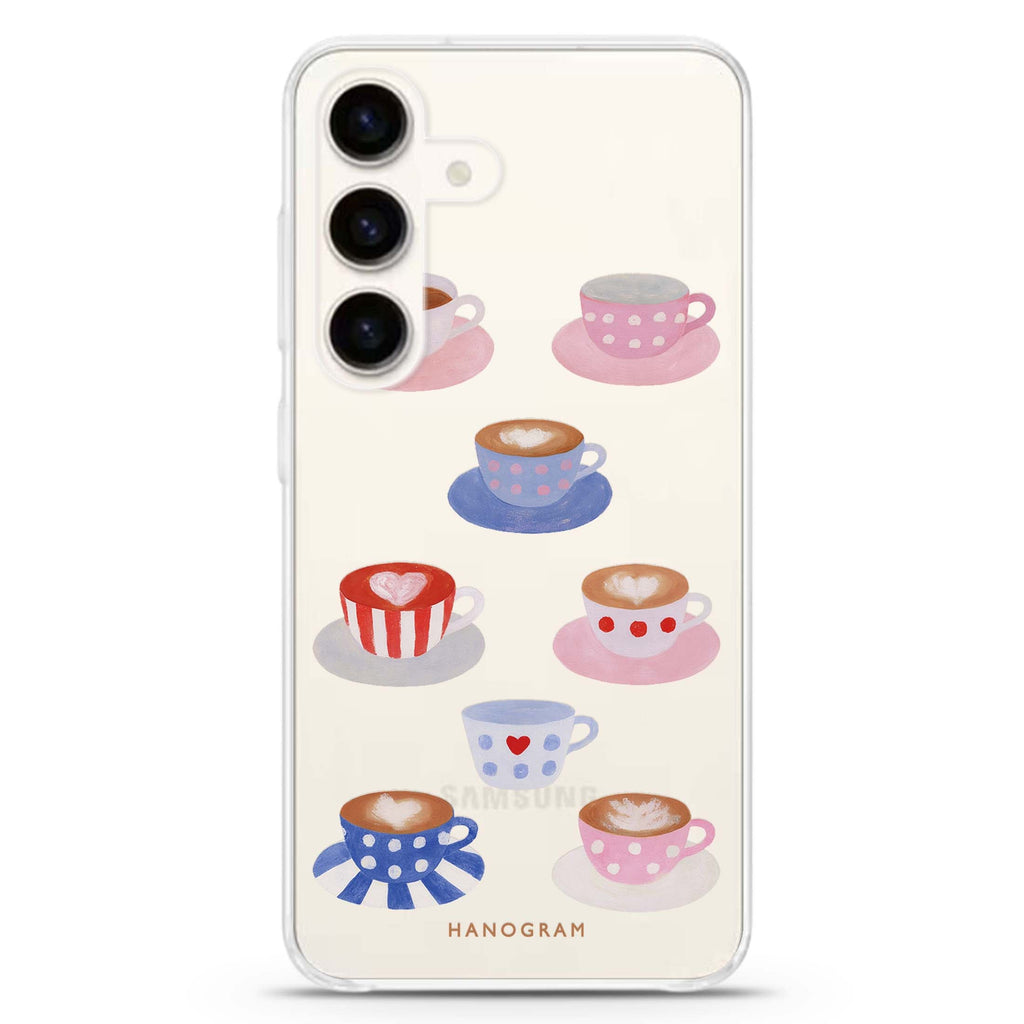 The Mismatched Mug Collection Samsung Galaxy Ultra Clear Case — front view