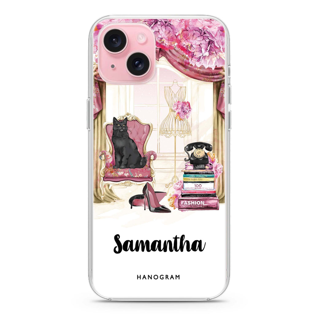 Vintage Fashion iPhone 15 plus Ultra Clear Case