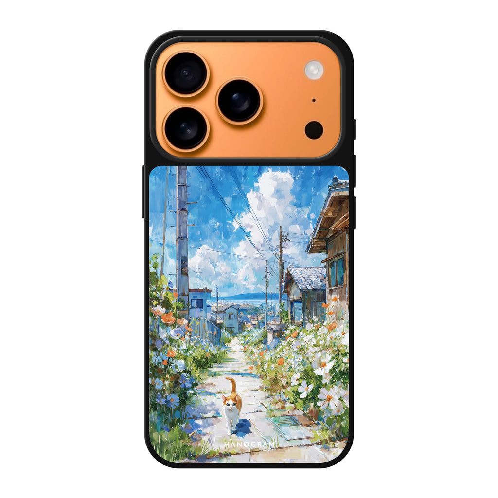 Flowers by the Path flower floral iPhone 17 Pro Max mirror case