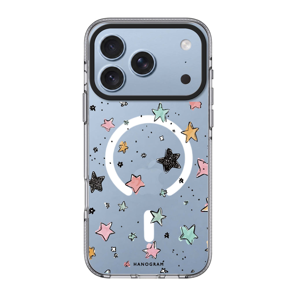 Pastel Sparkle Stars Ultra Clear Case